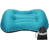 Olaterior Ultralight Inflatable Camping Pillow, Compressible, Compact, Comfortable, Ergonomic Inflating Pillows, Portable Travel Air Pillow for Outdoor Camp, Hiking, Backpacking & Airplane Travel