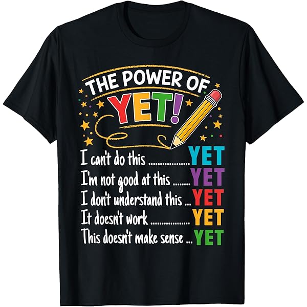 Amazon.com: The Power Of Yet Inspirational Growth Mindset Teacher