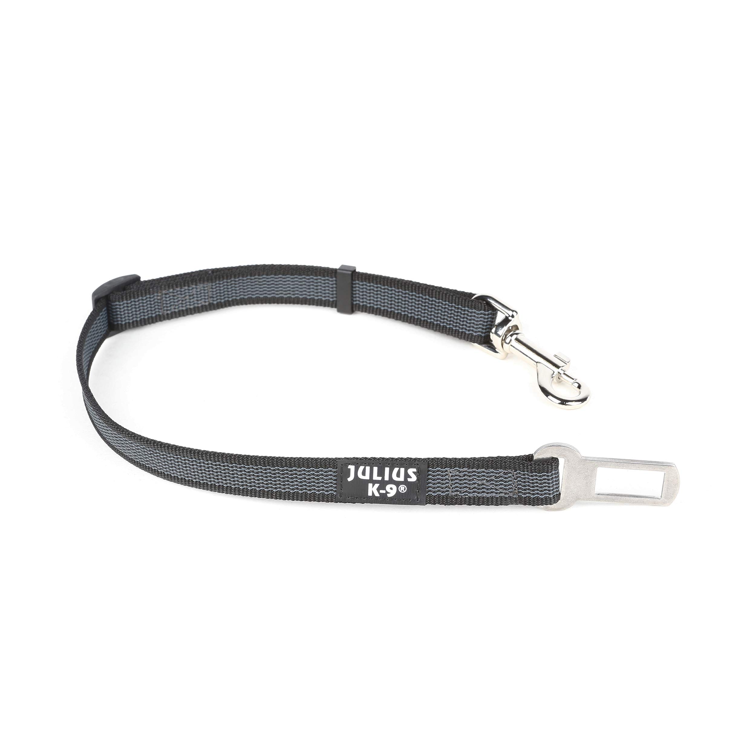 Julius-K9 Seat Belt Connecting For Dogs, Size 1, Black/Gray