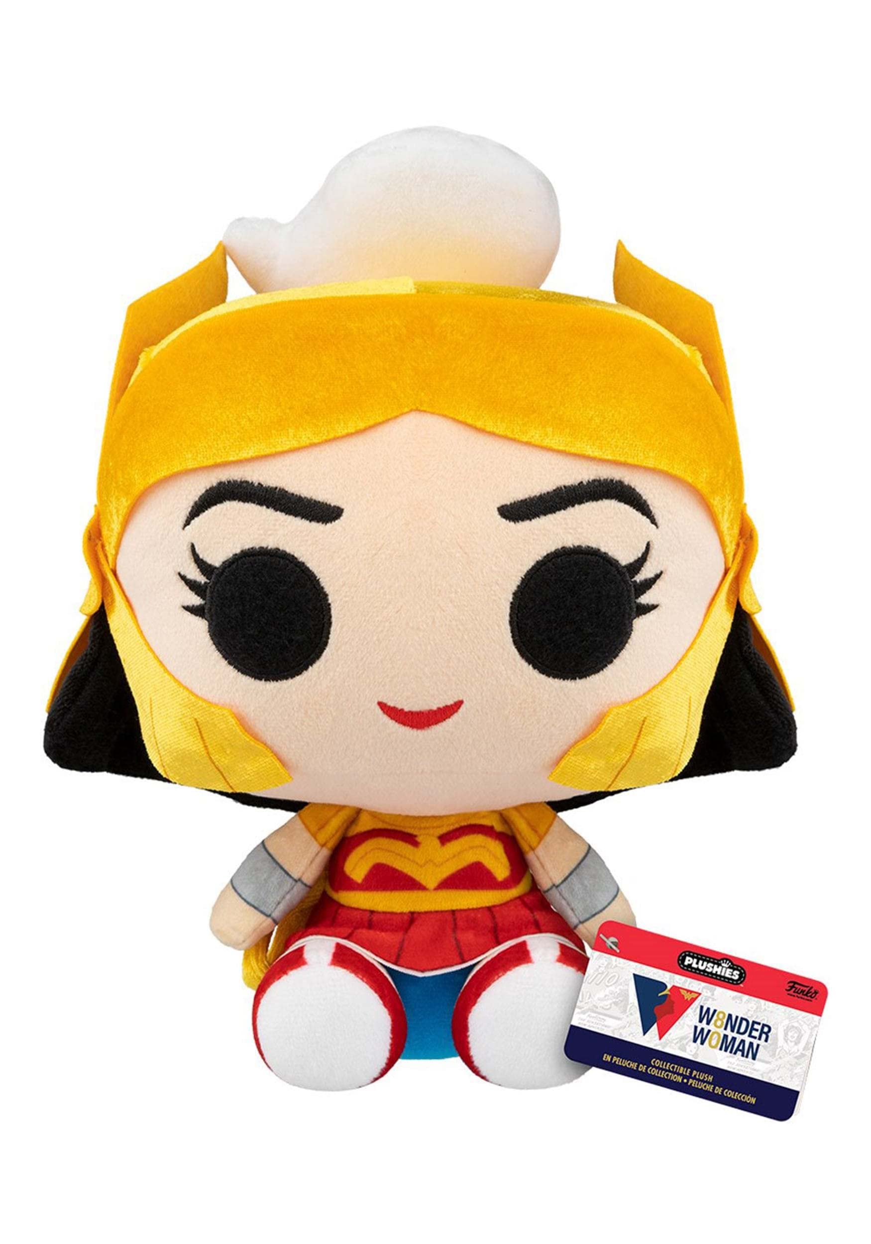 Funko POP! Plush: WW 80th - Challenge Of The Gods Wonder Woman - (1987) - DC Comics - Soft Toy - Birthday Gift Idea - Official Merchandise - Stuffed Plushie For Kids And Adults And Girlfriends
