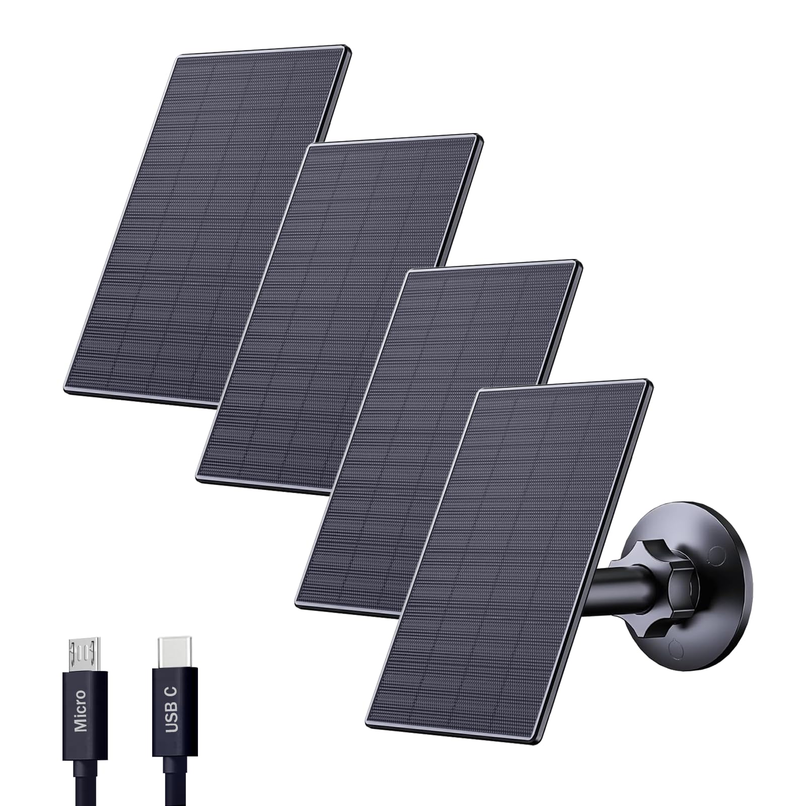 Zivif Solar Panel for Security Camera, 2W USB Solar