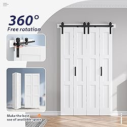 FREDBECK 48in X 84in (for 4 Doors 12x84) White Bi