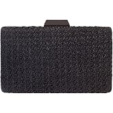 Natural Straw Box Clutch
