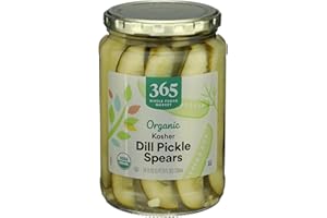 365 by Whole Foods Market, Organic Kosher Dill Pickle Spears, 24 Fl Oz
