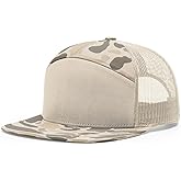 Richardson 168 168P Hat 7-Panel Trucker Cap Hi-Pro Snapback Cap Camo Hat Adjustable Baseball Hat Blank Hat Bulk Hats