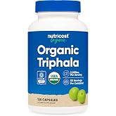 Nutricost Organic Triphala (2,000mg) 120 Capsules, USDA Organic | CCOF Certified, Herbal Supplement, Vegan, Non-GMO, Gluten-Free, 30 Servings