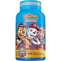 L'il Critters Paw Patrol Children's Multivitamin Gummies - 11 Essential Nutrients, Naturally Sourced Colours & 5 Delicious Fl