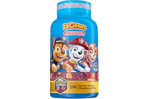 L'il Critters Paw Patrol Children's Multivitamin Gummies - 11 Essential Nutrients, Naturally Sourced Colours & 5 Delicious Fl