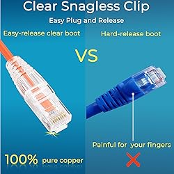 Rapink Patch Cables Cat6/ Cat6a 1ft