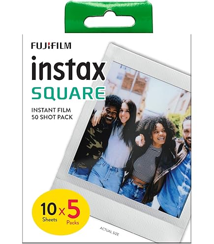 Fujifilm instax Square Film 11パック Amazon.com : Fujifilm Instax Square SQ1 Instant Camera