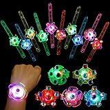 SCIONE 24 Pack LED Light Up Fidget Spinner