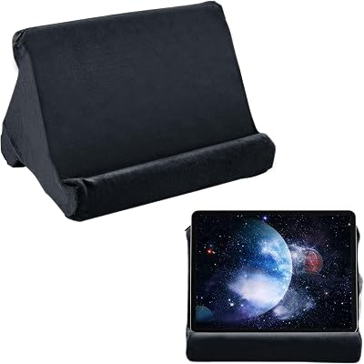 Mcbazel Tablet Pillow Stand for IPad Cushion Multi-Angle Black