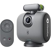 XbotGo Chameleon AI Auto Sports Action Camera - 4K 60FPS Soccer Camera and Basketball Tracking Camera for Team Sports, Live Streaming, No Subscription, Works with iOS &amp; Android (Lava Graphite)