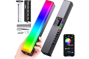 NEEWER RGB LED Video Light Stick, Touch Bar & APP Control, Magnetic Handheld Photography Lighting Wand, Dimmable 3200K~5600K 