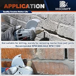 BRSCHNITT Carbide Brick Mortar Grout Cutter - 10