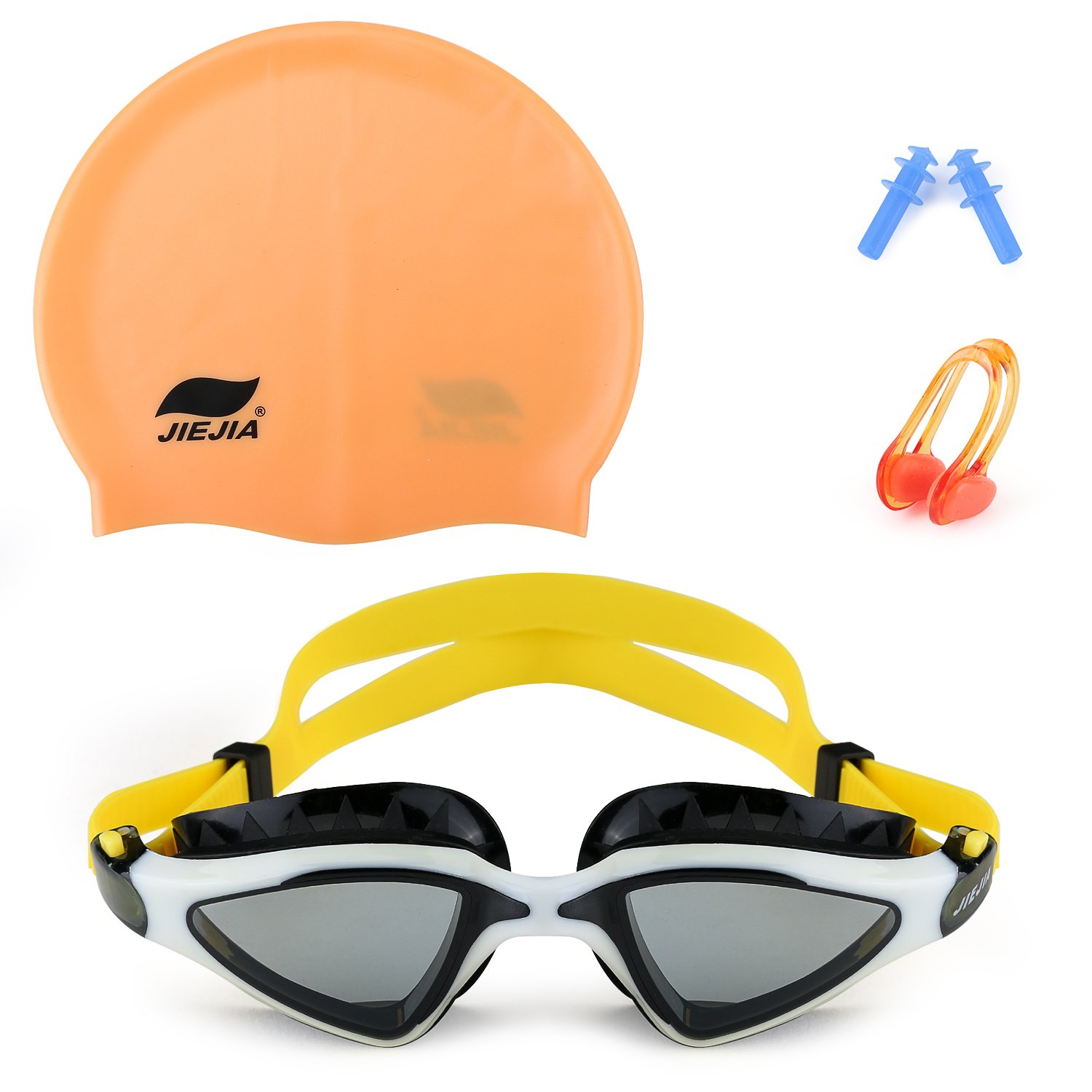 AMENGJ Schwimmbrille Für Erwachsene Mit Dioptrien - Anti Fog Myopie Brille -9