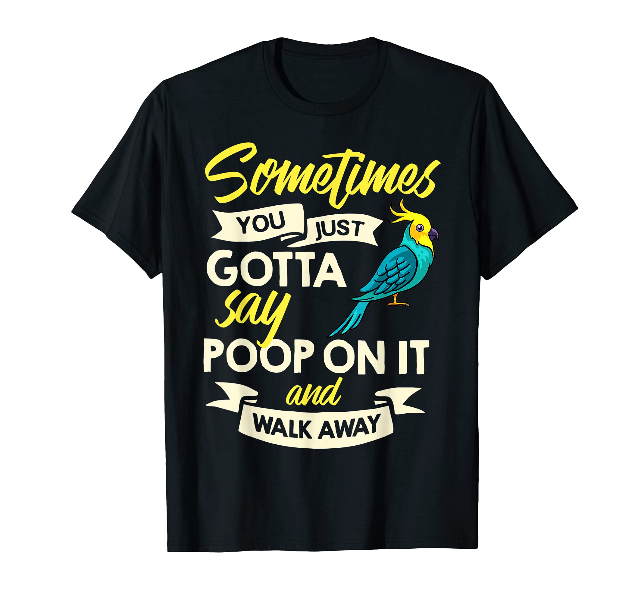 Cockatiel Bird Cage Whistle Cockatoo T-Shirt