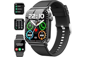 Smart Watch for Men Women, 1.85" Smartwatch (Answer/Make Call), IP68 Waterproof Fitness Tracker, 100+ Sport Modes, Heart Rate