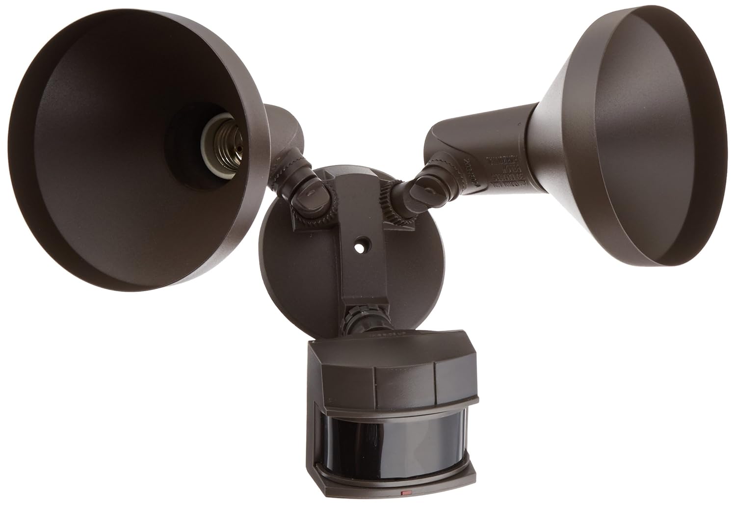 Heath Zenith HZ-5318-BZ Motion-Sensing Wide-Angle Twin Security Light