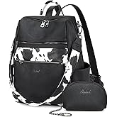 AGLOD Leather Backpack Purse for Women Designer Ladies Shoulder Bag Fashion Faux Work Travel Handbags