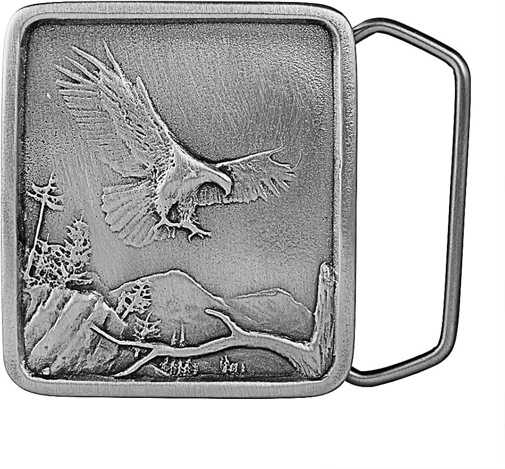Indiana Metal Craft Bald Eagle Belt Buckle IMCRetail Clothing