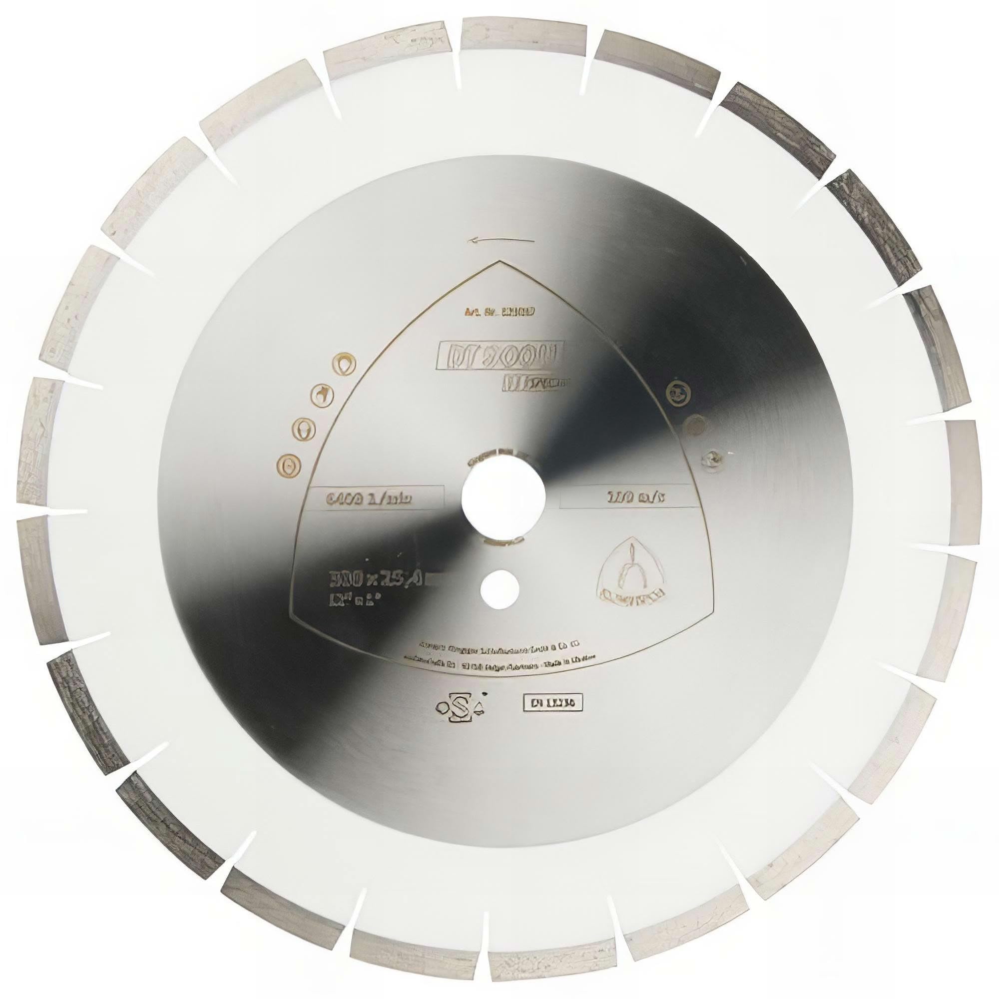 Klingspor 349245 DT 900 U Special Diamond Large Cutting Discs, Wide Toothed, 400 mm x 3.6 mm x 30 mm