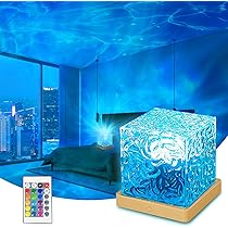 Ocean Wave Projector Light with Remote, 16 Color Ambient Lig