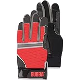 BUBBA Ultimate Fishing Gloves with Cut Resistant Construction, Cloth Thumb and Touch Screen Usability for Fishing, Angling, Boating and Outdoors