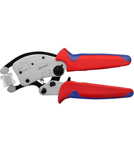 KNIPEX Twistor16 Self-Adjusting Crimping Pliers for Wire Ferrules