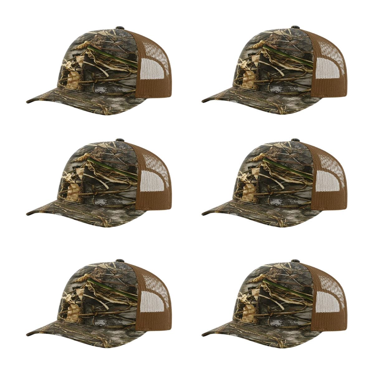 Richardson 112 6-Pack Classic Six-Panel Adjustable Snapback Trucker Cap | Bulk Packs Available (Max-7/Buck) Image