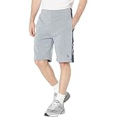 U.S. POLO ASSN. Side Panel Wordmark Shorts Heather Light Gray SM