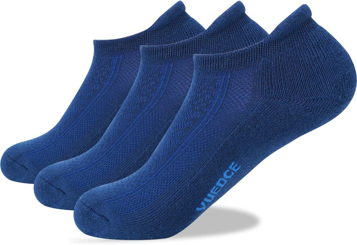 Breathable Cotton Cushion Low Cut Ankle Running Athletic Socks For Sneaker Trainer