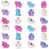 Cllayees 24 Pcs Squishy Toys, Unicorn Kawaii Mochi