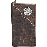 Ariat Men's Caiman Floral Over Circle Rodeo