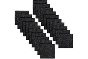Trash Can Odor Filter – Activated Charcoal Adhesive Eliminator, Portable Deodorizer Pads | 20 Pack Odor Absorber Filters for 