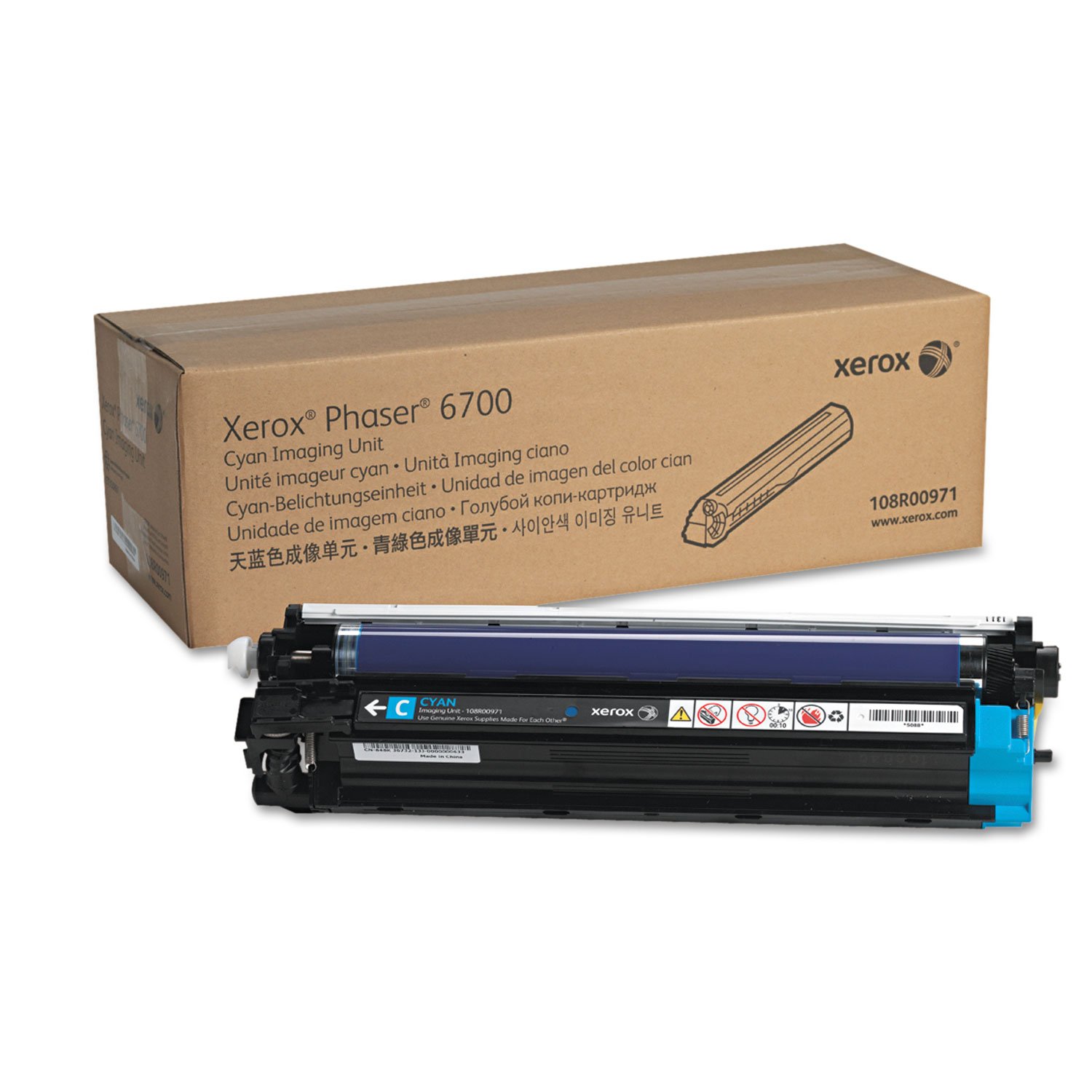 Xerox Genuine Phaser 6700 Cyan Imaging unit (50,000 Pages) - 108R00971 — image 1