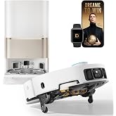 dreame L60 Pro Ultra Robot Vacuum and Mop, 3.47in (8.8cm) Obstacle Crossing | 35,000Pa Suction, VersaLift LDS, 212&deg;F (100℃) Mop Self-Cleaning, 280+ Object Types, All-in-One Base Station