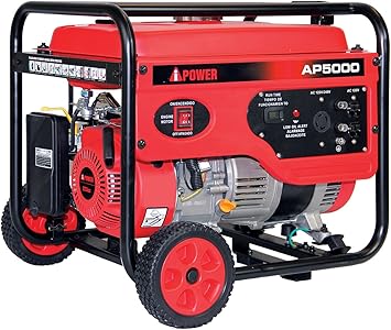 A Ipower Ap5000v 5000 Watt Gas Powered Portalable Generator Ap5000 5000 Watt Oranage