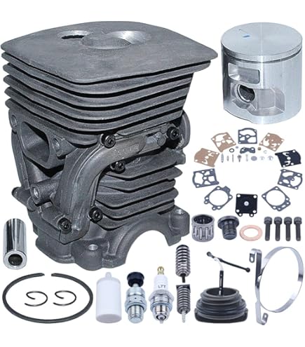 Kit Pistone Cilindro Per Motoseghe Jonsered Compatibile Con Modelli 385 - Foto 8