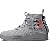 RUNMAXX Mens Fashion Walking Lace Up High Top Shoes Stylish Running Athletic Casual Sneaker