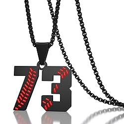 Suweibuke Inspiration Baseball Necklaces Baseball