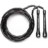 Elite Jumps - Do Hard Things 1” Beaded Jump Ropes | Crossover Jump Rope for Your Exercise Equipment | Segmented Jump Rope