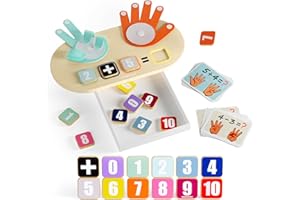 TOP BRIGHT Preschool Math Learning Toy - Educational Learning Number Toy for Toddler, Homeschool Supplies for Math Manipulate