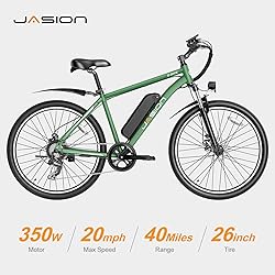 Jasion EB5 Electric Bike for Adults with Peak 500W