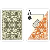 DA VINCI Venezia, Italian 100% Plastic Playing Cards 2 Deck Set, Poker Size Jumbo Index (Large Print)