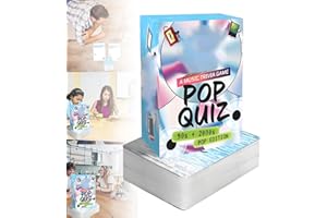 Lyrics Pop Quiz Pop Quiz 90s & 2000s Edition Music Trivia Game,150 Cards Memory Correct Game for Classroom Adults Night Party