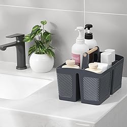 rejomiik Portable Shower Caddy Basket Plastic