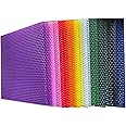 Atozbit DIY Candles Sheet, Beeswax Honeycomb Candle Kit (8×8 in) - 20pcs in 10 Colors, with 30pcs Cotton Wicks (8 inch for Each), Make Ideal Kids and Adults, Multicolor