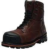 Timberland PRO Men's Boondock 8 Inch Composite Safety Toe Insulated Waterproof Industrial Work Boot, Brown-2024 NEW, 15W
