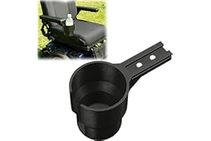 Power Wheelchairs Cup Holder Compatible with Permobil – Firm, Adjustable, Easy Slide-in Installation, Secure Mounting with Sc